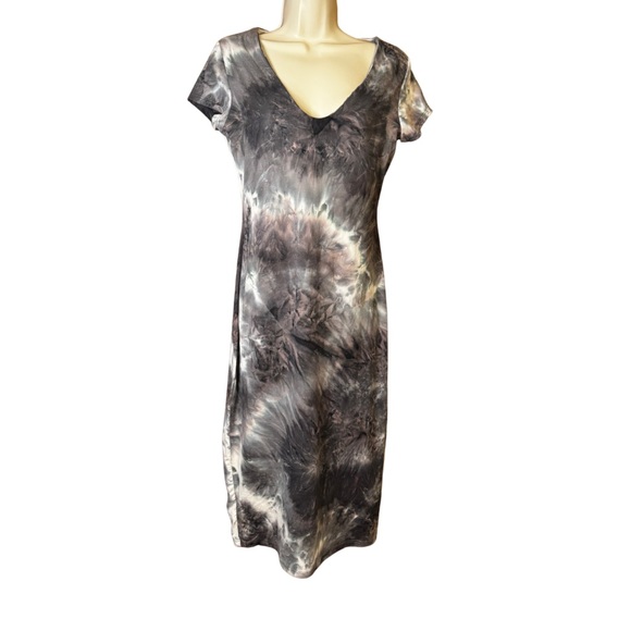 SEE YOU MONDAY Tie-Dye V-Neck Dress - Picture 2 of 5